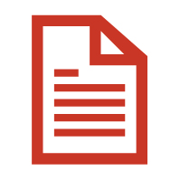 Document Icon (Orange)